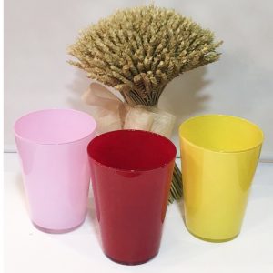 Jarrón Cristal Colores